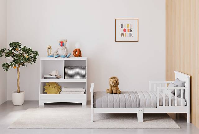 Kids Alteello White Toddler Bed - Thumbnail - Image 2