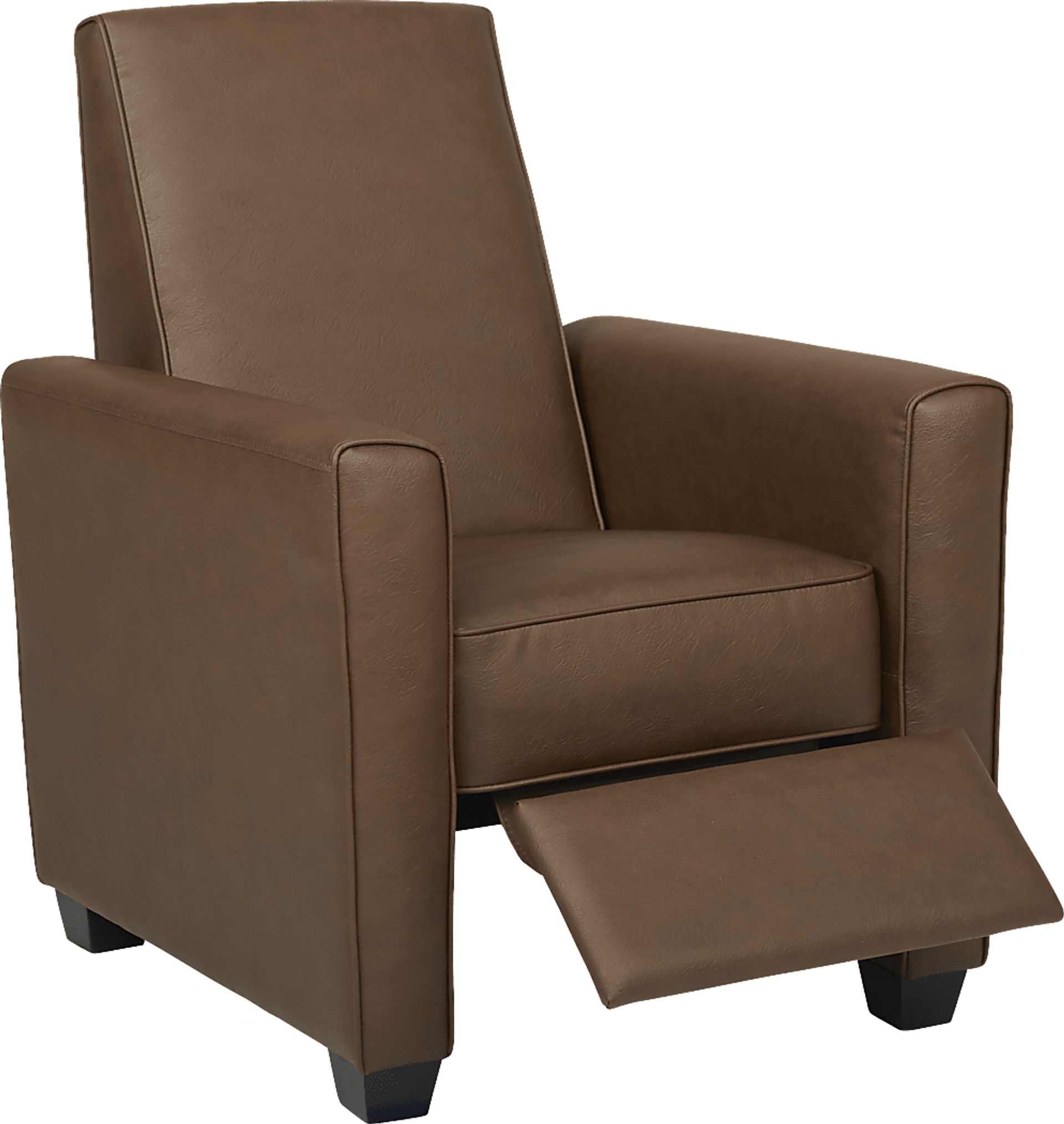 Kids Alvie Brown Recliner - Image 3