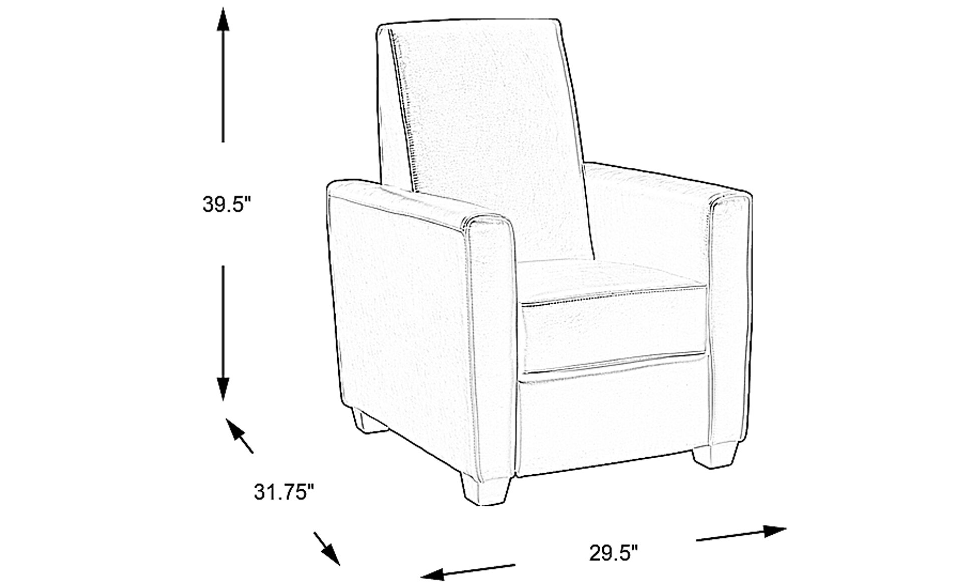 Dimension Image. Please refer to the Dimension Tab on this page for dimension details.