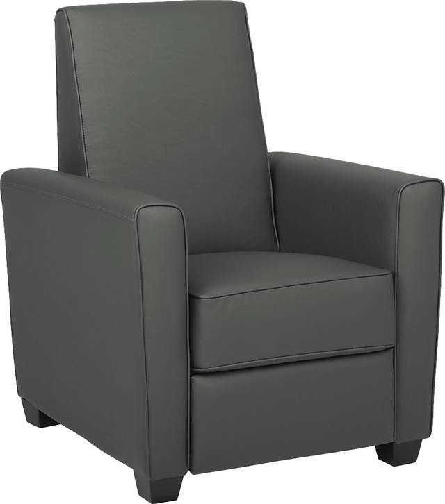 Kids Alvie Gray Recliner - Thumbnail - Image 1