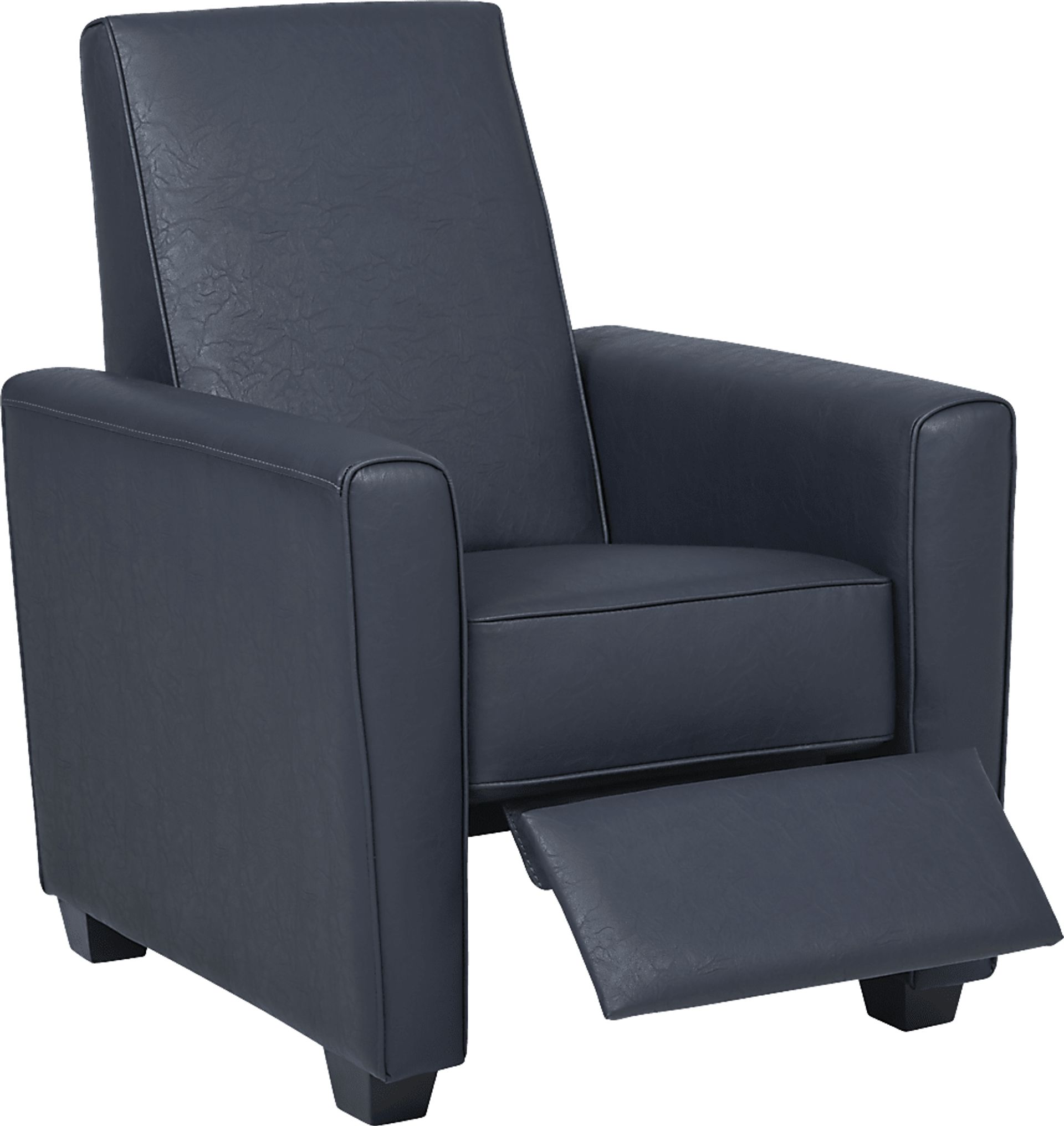 Kids Alvie Navy Recliner - Image 3