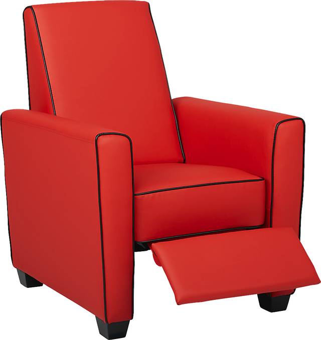 Kids Alvie Red Recliner - Thumbnail - Image 3