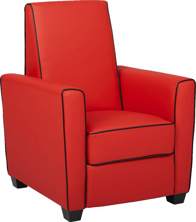Kids Alvie Red Recliner - Thumbnail - Image 1