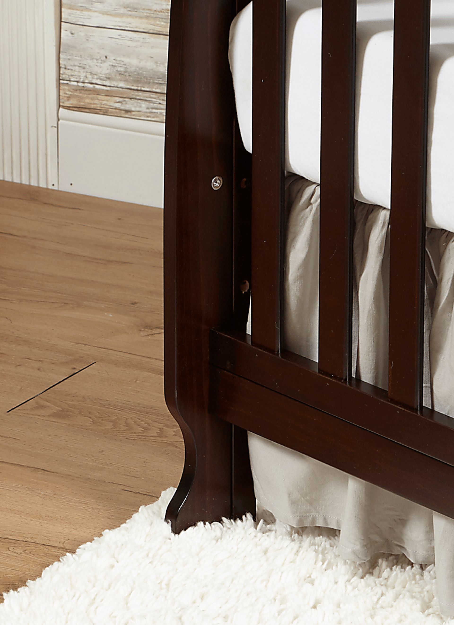 Kids Alvoro Espresso Convertible Crib - Image 8