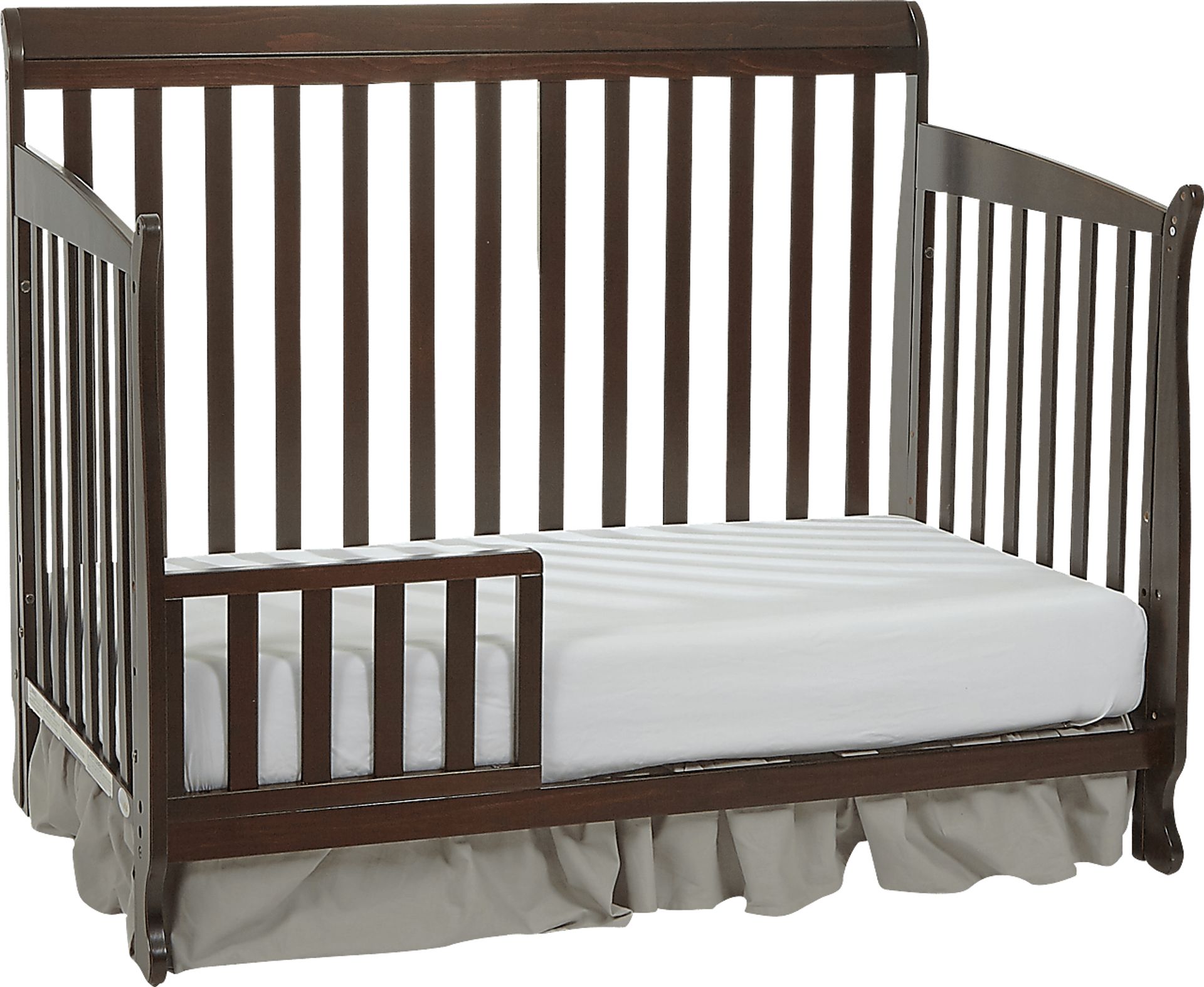 Kids Alvoro Espresso Convertible Crib - Image 1