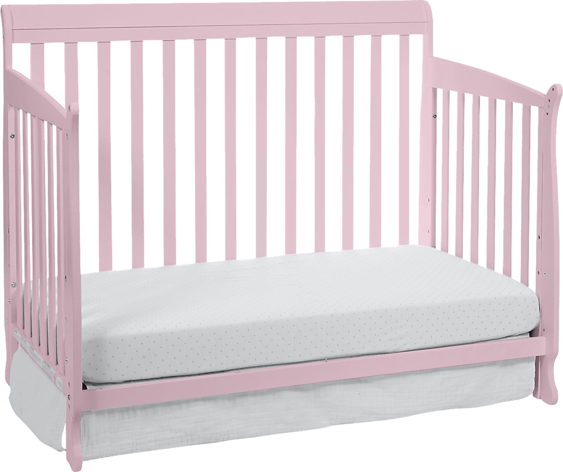 Kids Alvoro Pink Convertible Crib - Image 15