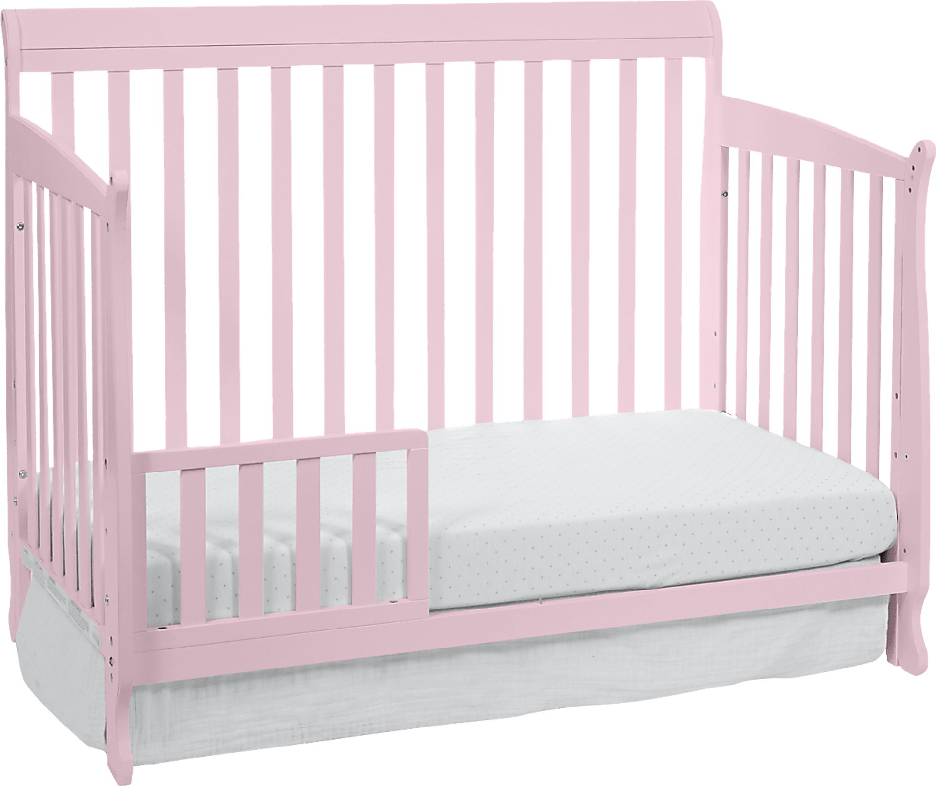Kids Alvoro Pink Convertible Crib - Image 17