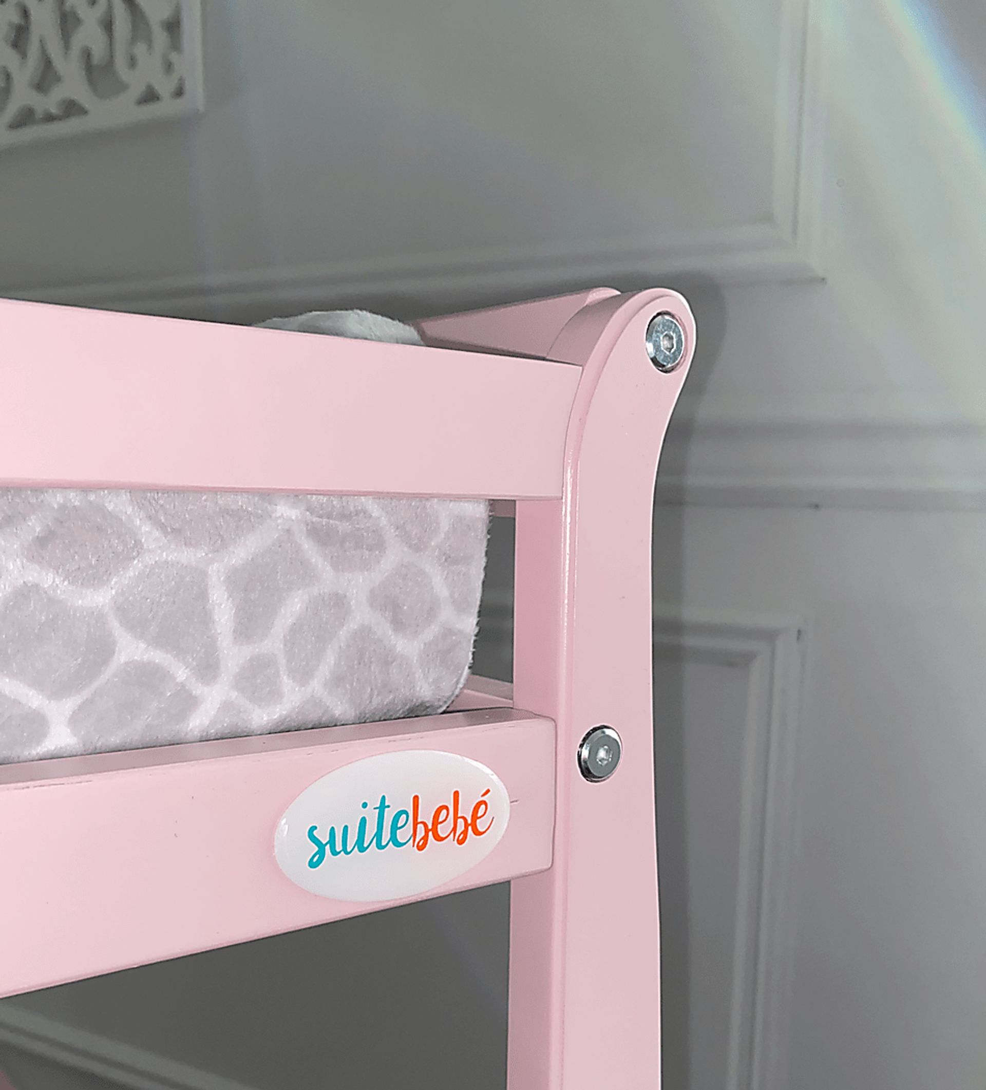 Kids Alvoro Pink Convertible Crib - Image 6