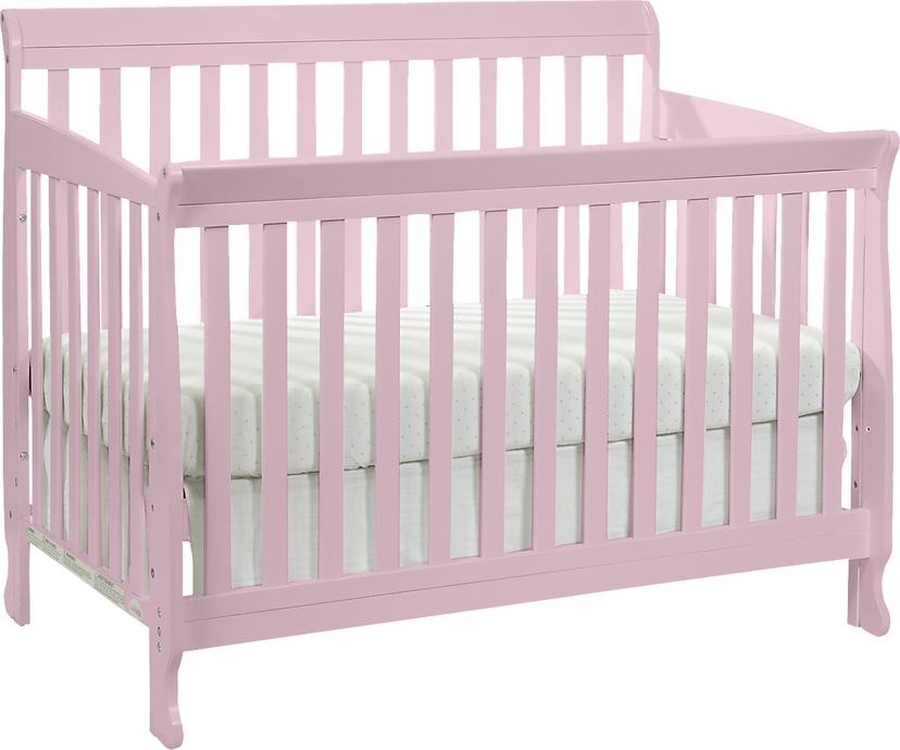 Kids Alvoro Pink Convertible Crib