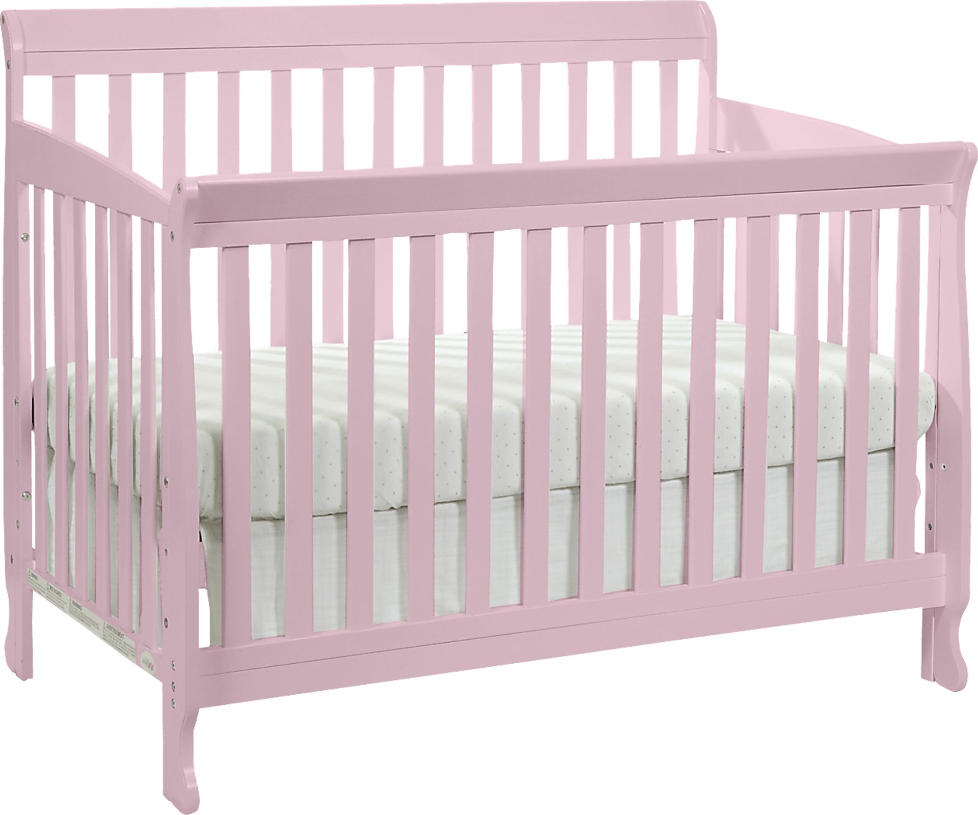 Kids Alvoro Pink Convertible Crib - Image 1