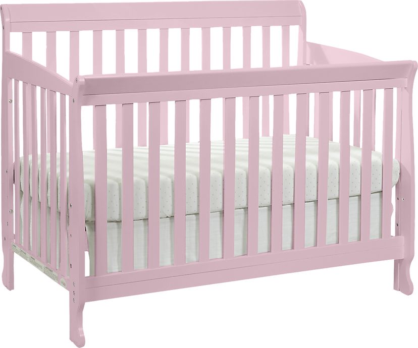 Kids Alvoro Pink Convertible Crib