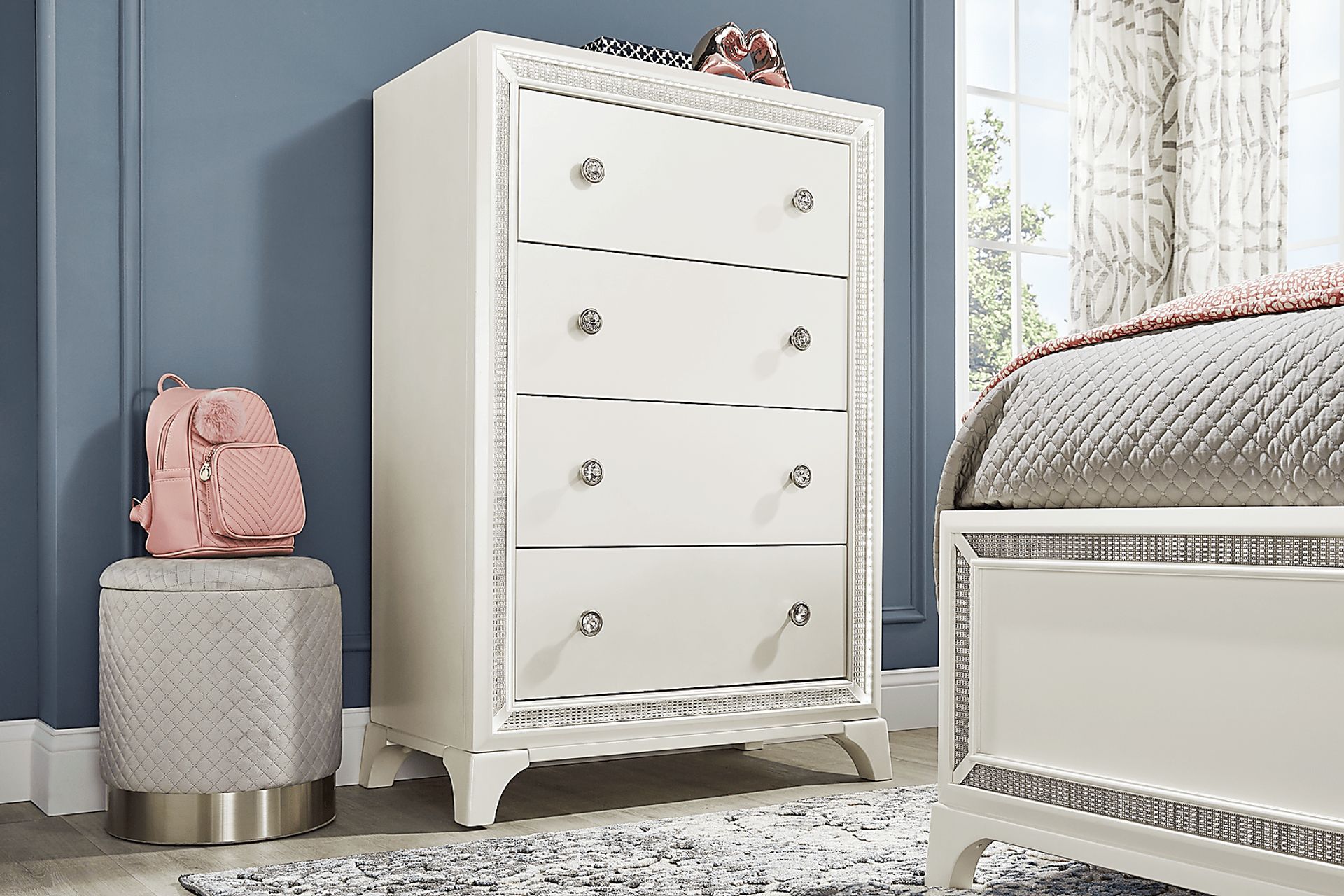 Kids Alyssa White Chest - Image 3