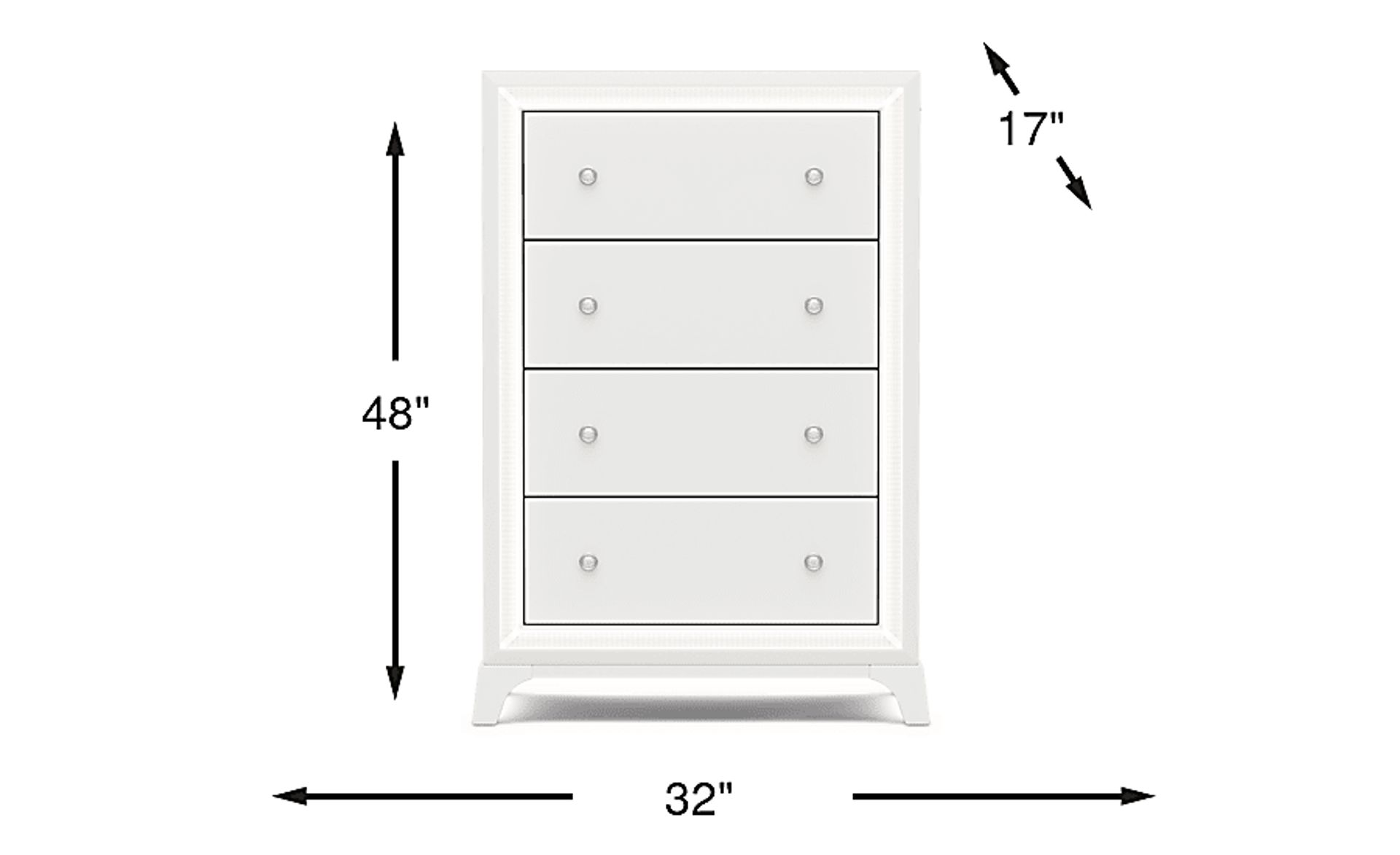 Dimension Image. Please refer to the Dimension Tab on this page for dimension details.