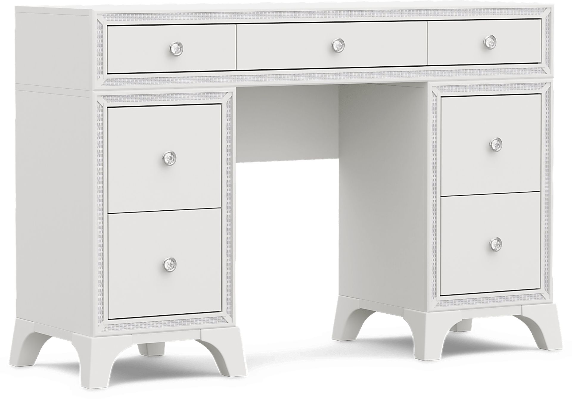 Kids Alyssa White Full Lighted Bedroom - Image 7