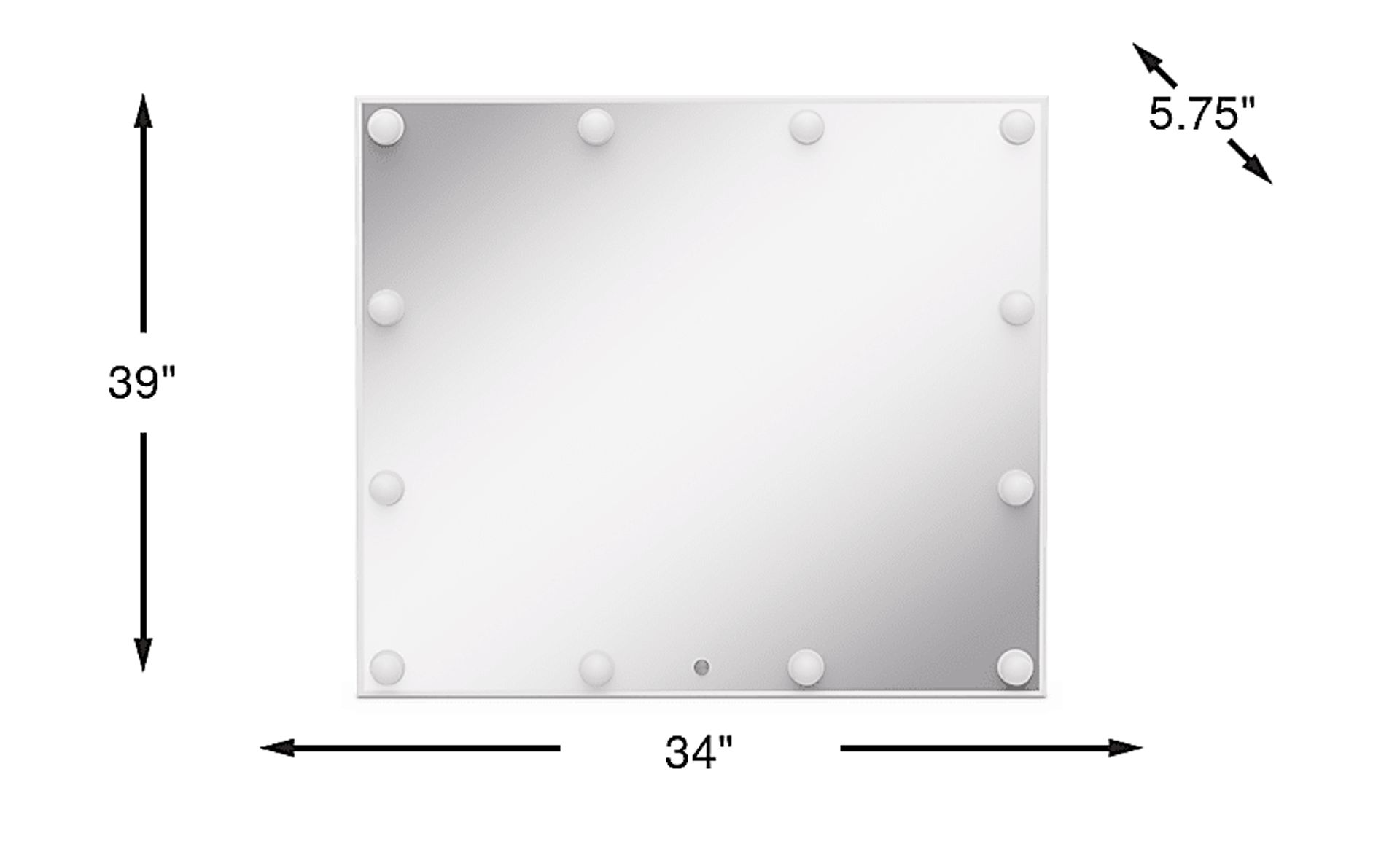 Dimension Image. Please refer to the Dimension Tab on this page for dimension details.