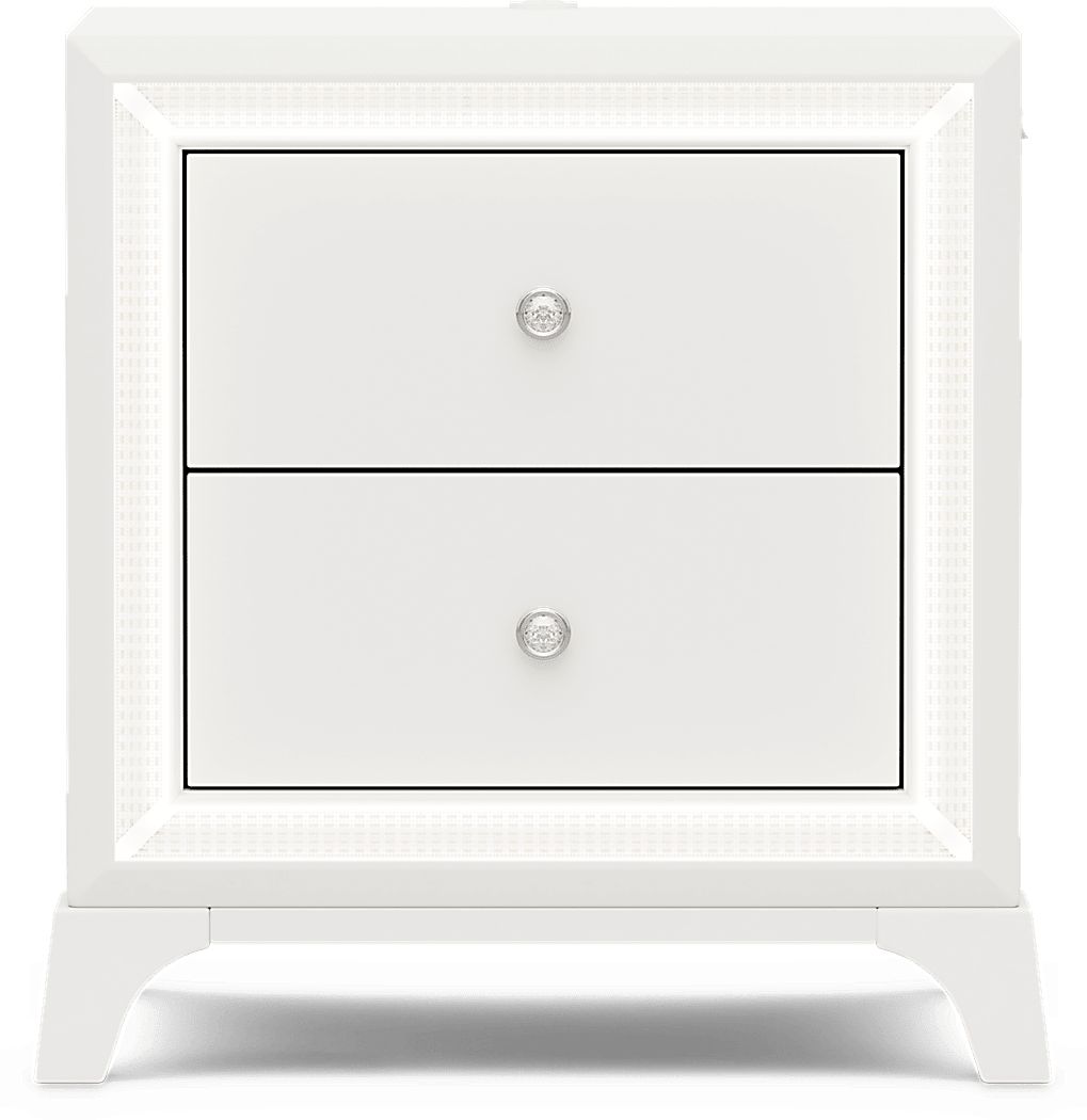 Kids Alyssa White Nightstand