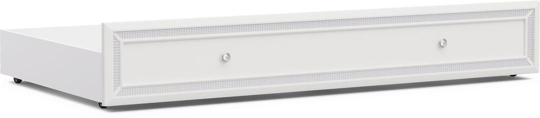Kids Alyssa White Twin Storage Trundle