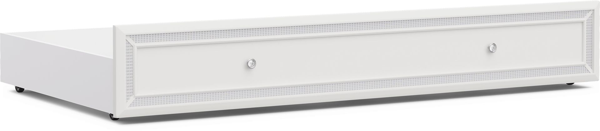 Kids Alyssa White Twin Storage Trundle - Image 1