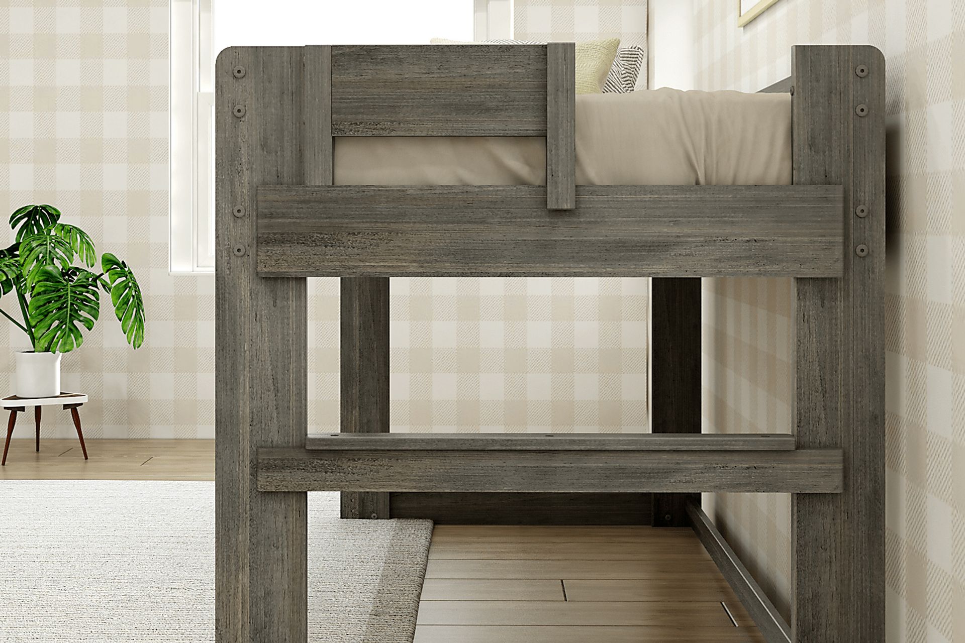 Kids Alzbeta I Gray Twin Loft Bed - Image 4