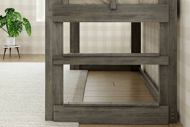 Kids Alzbeta I Gray Twin Loft Bed - Thumbnail - Image 5