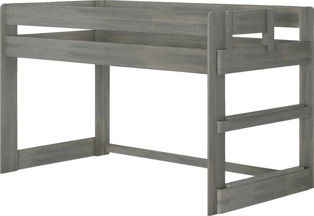 Kids Alzbeta I Gray Twin Loft Bed - Thumbnail - Image 1