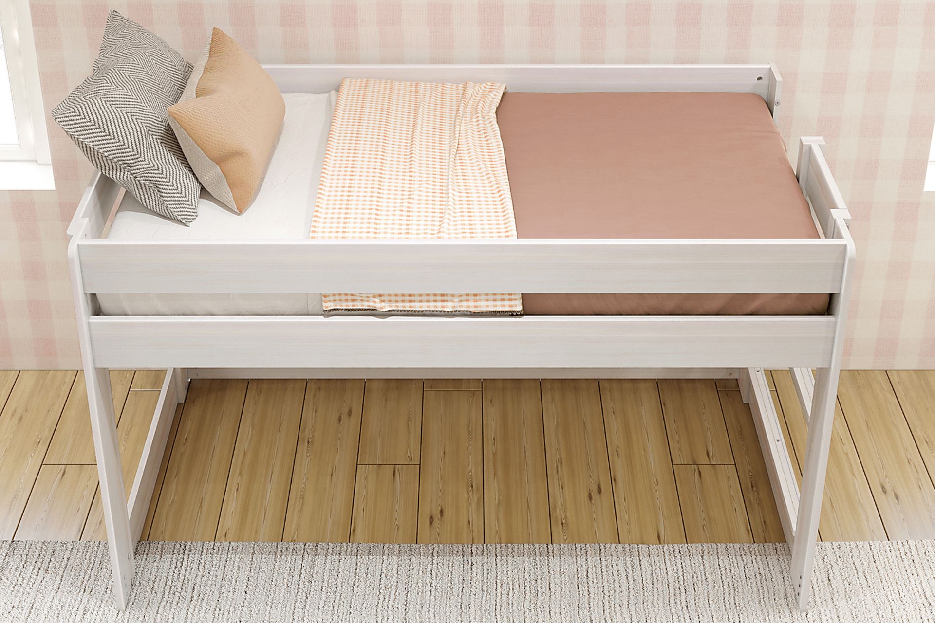 Kids Alzbeta I White Twin Loft Bed - Image 4