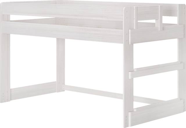 Kids Alzbeta I White Twin Loft Bed - Thumbnail - Image 1