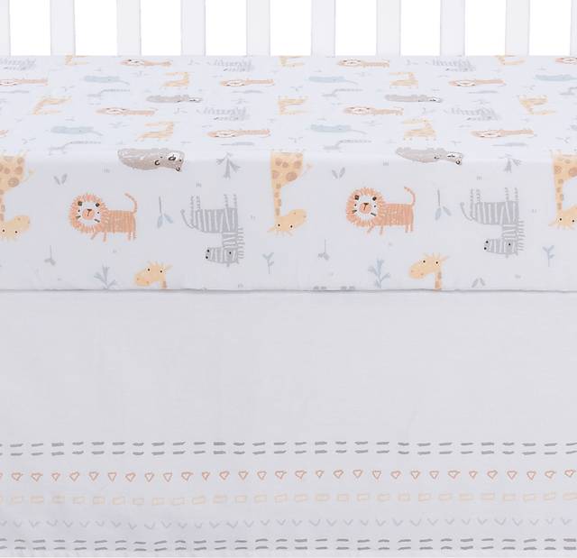 Kids Amaia White 3 Pc Baby Bedding Set - Thumbnail - Image 2