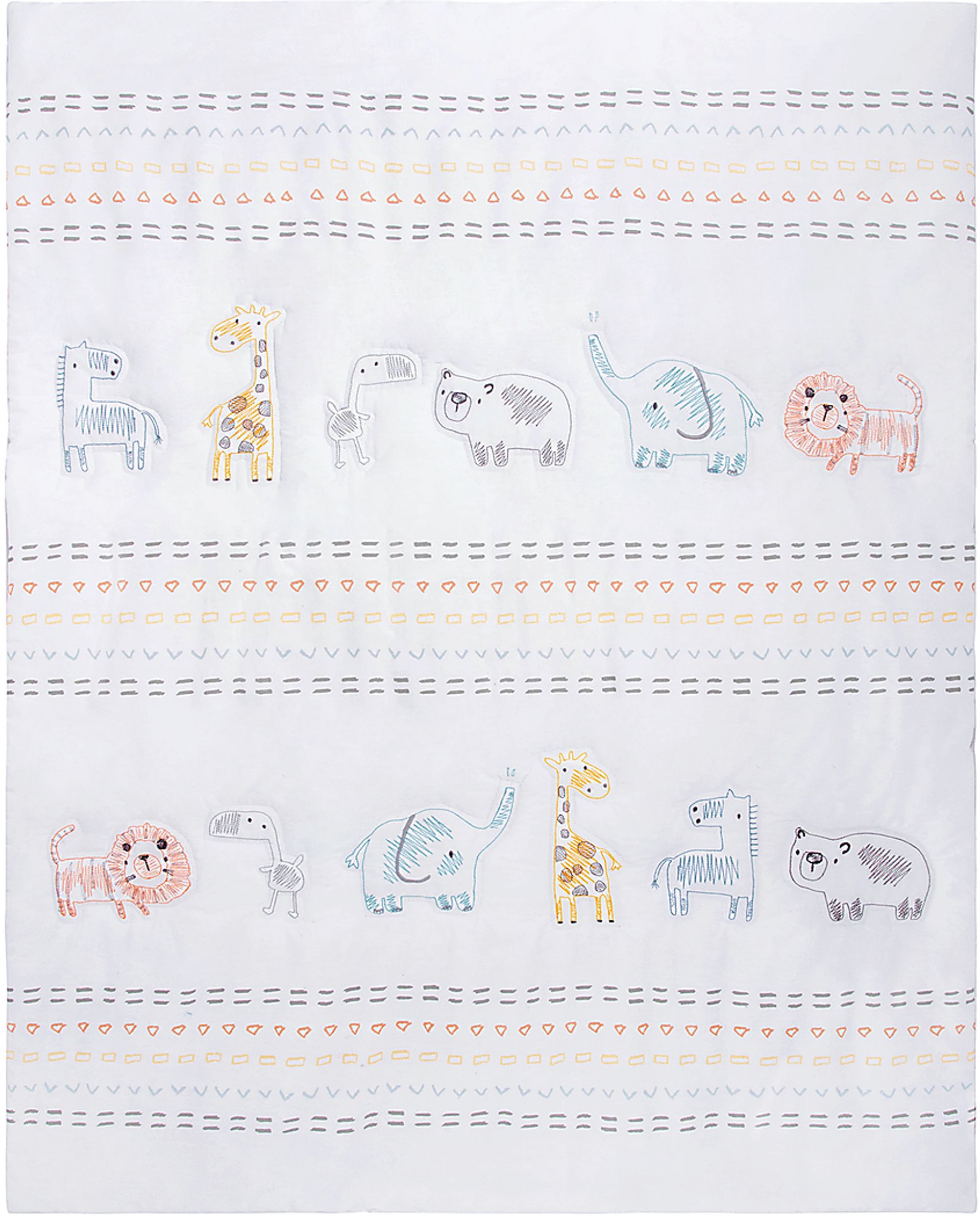 Kids Amaia White 3 Pc Baby Bedding Set - Image 4