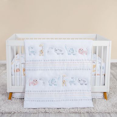 Kids Amaia White 3 Pc Baby Bedding Set