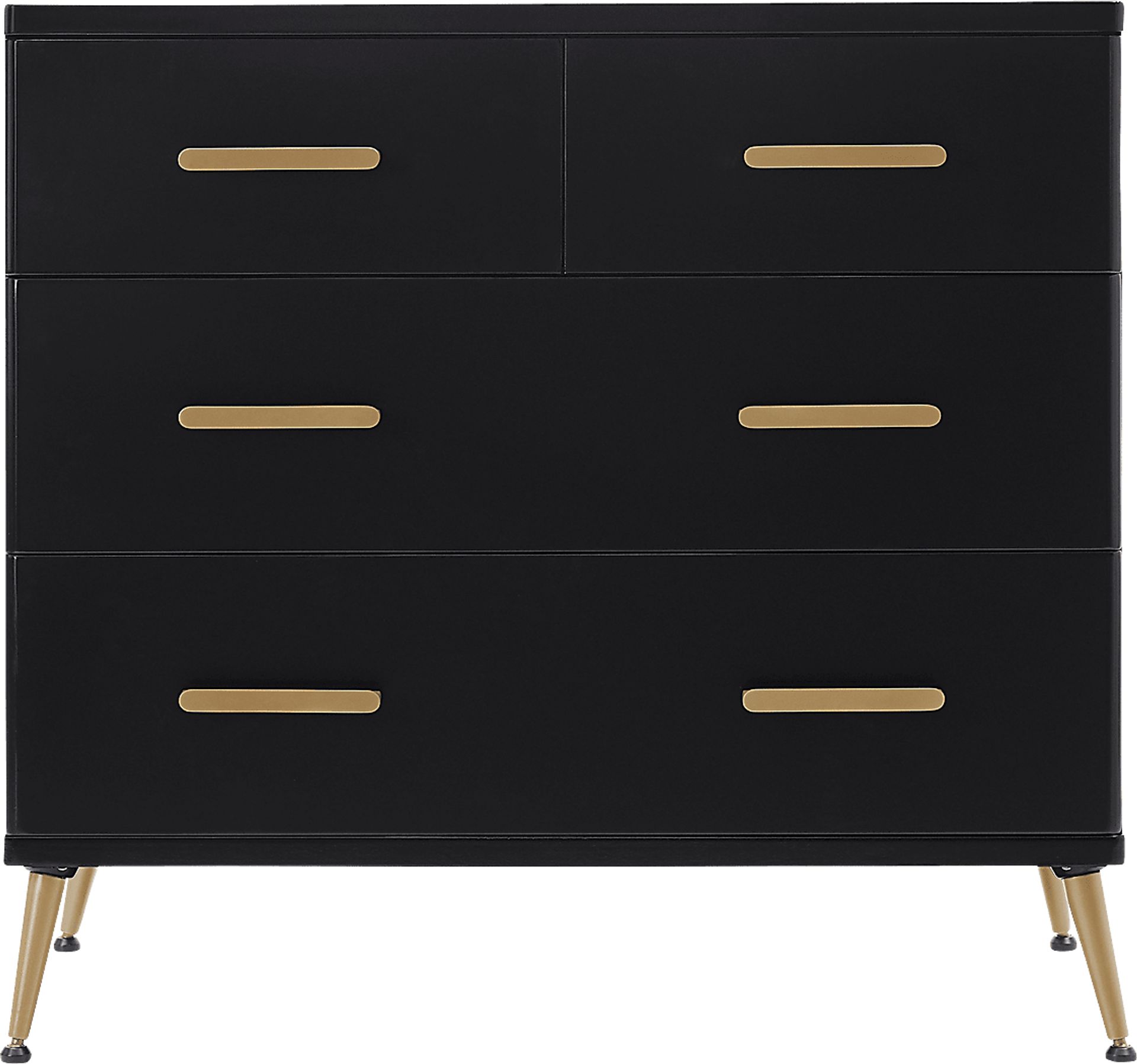 Kids Amarine Black Dresser & Changing Table - Image 4