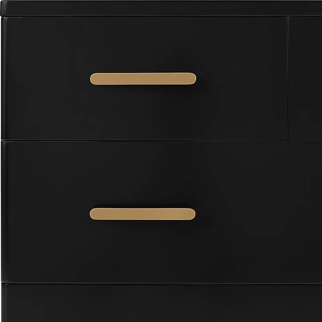 Kids Amarine Black Dresser & Changing Table - Thumbnail - Image 7