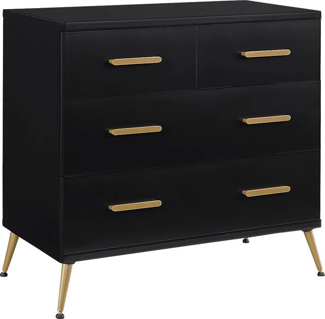 Kids Amarine Black Dresser & Changing Table - Thumbnail - Image 9