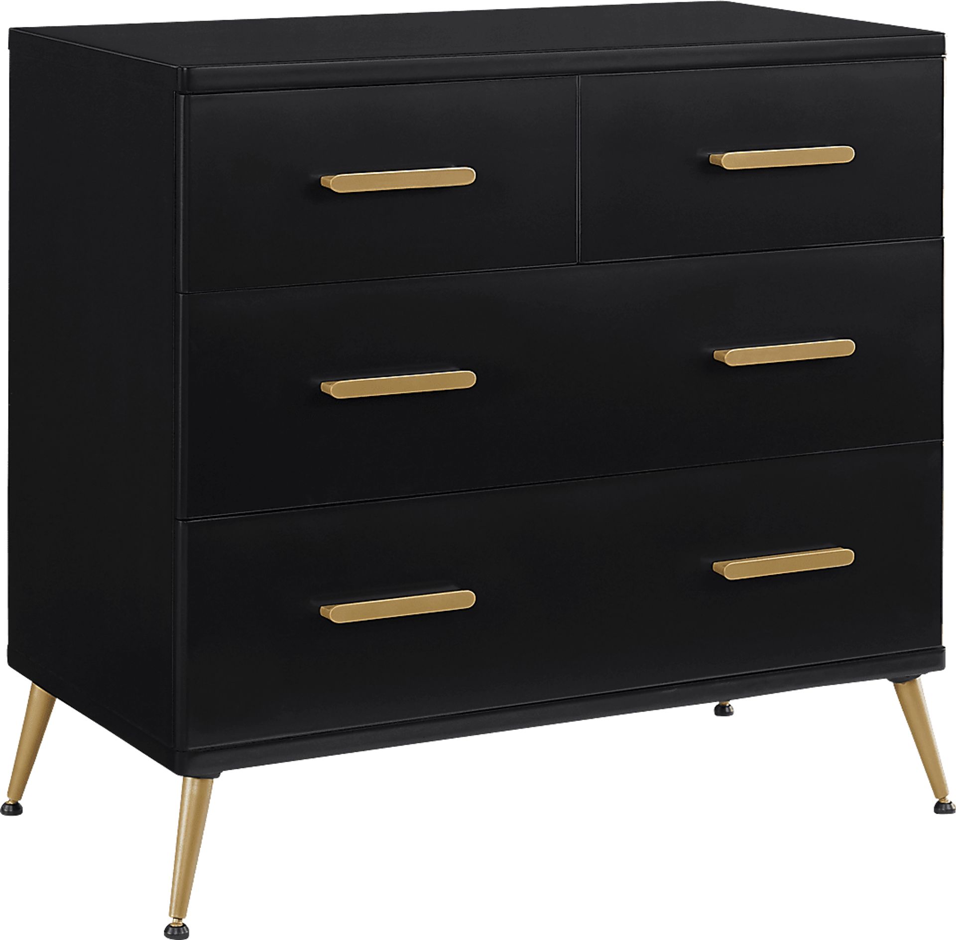 Kids Amarine Black Dresser & Changing Table - Image 9