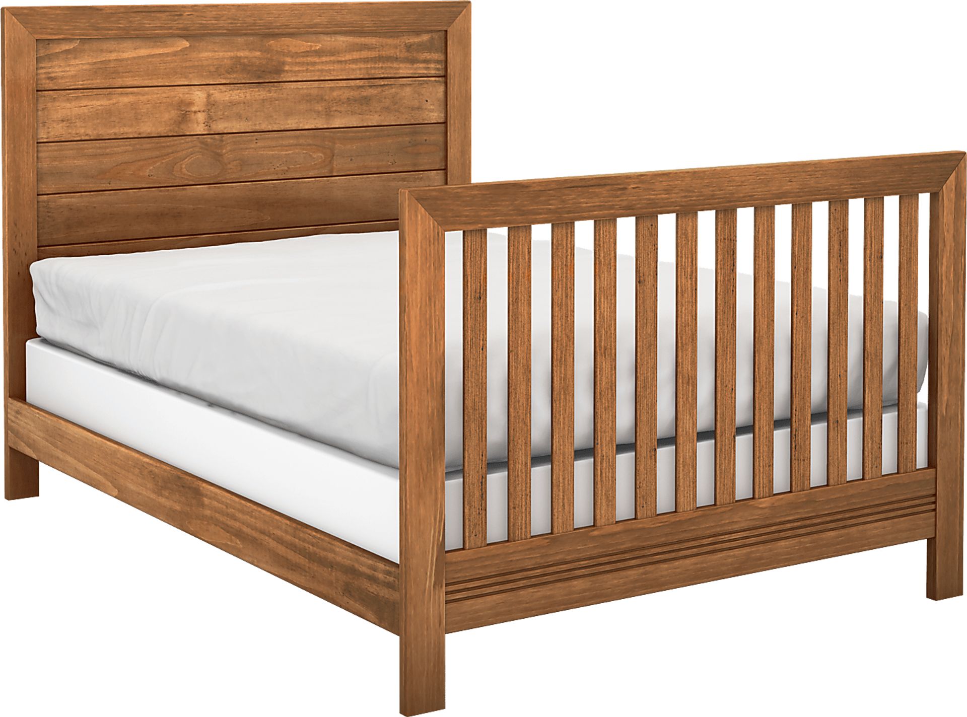 Kids Amber Creek Cinnamon Convertible Crib with Toddler Rail and Full Conversion Rails - Image 4
