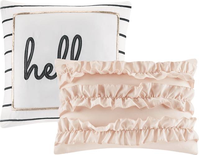 Kids Amedee Blush 5 Pc Full/Queen Comforter Set - Thumbnail - Image 9