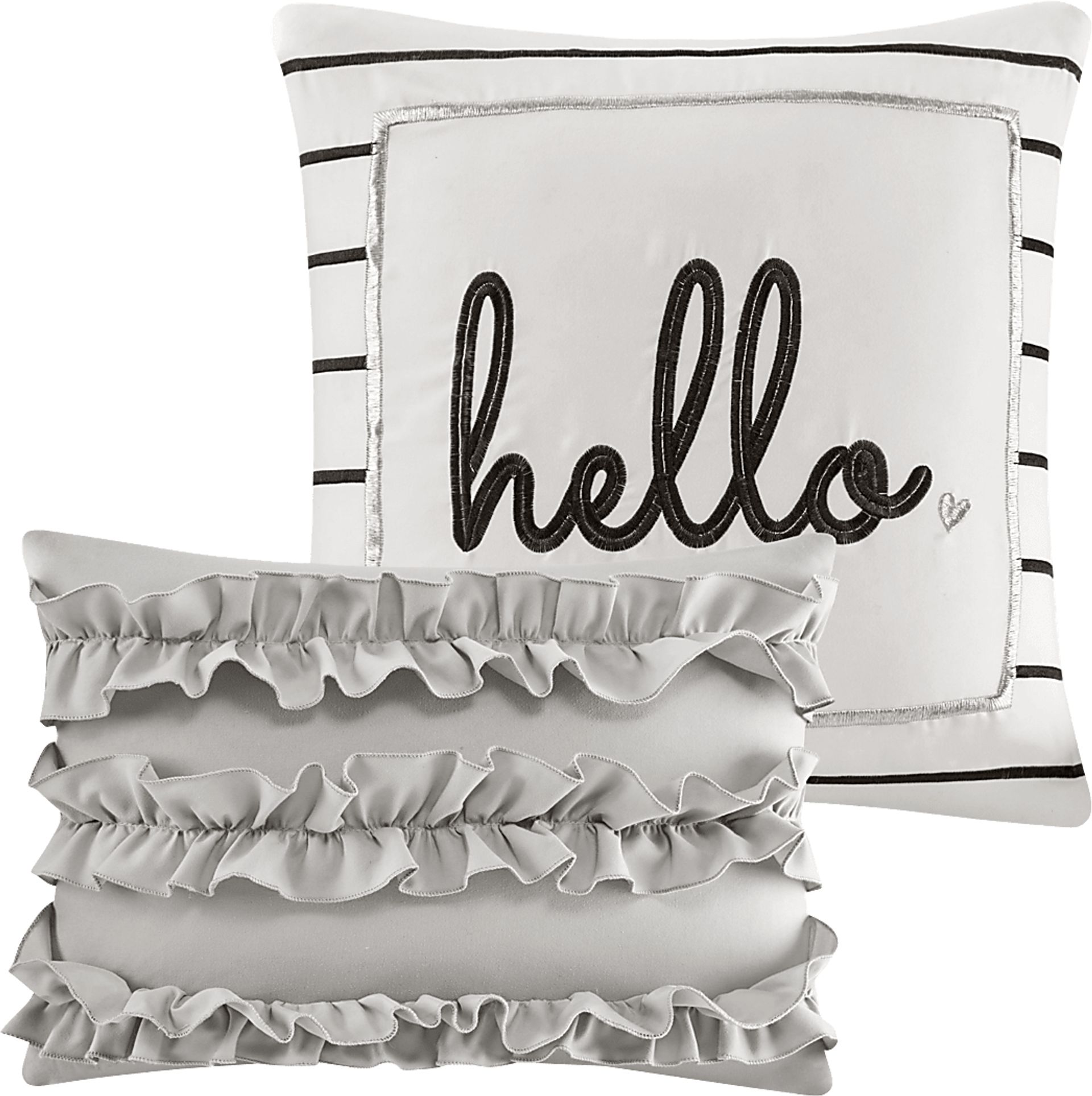 Kids Amedee Gray Twin Comforter Set - Image 8
