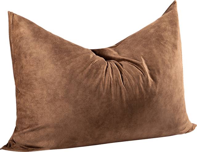 Kids Amelle Chestnut Large Bean Bag and Floor Pillow - Thumbnail - Image 2