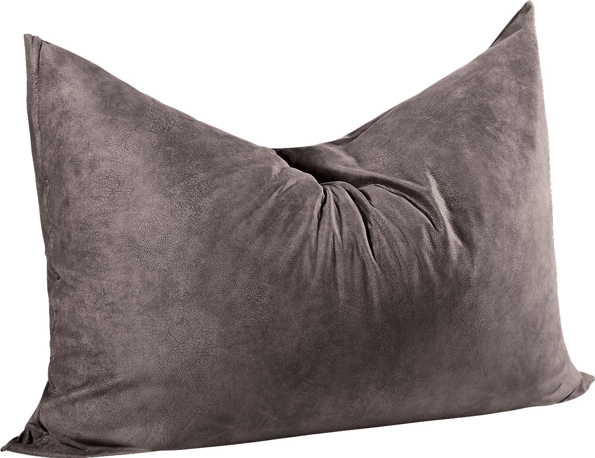 Kids Amelle Gray Large Bean Bag and Floor Pillow - Image 2