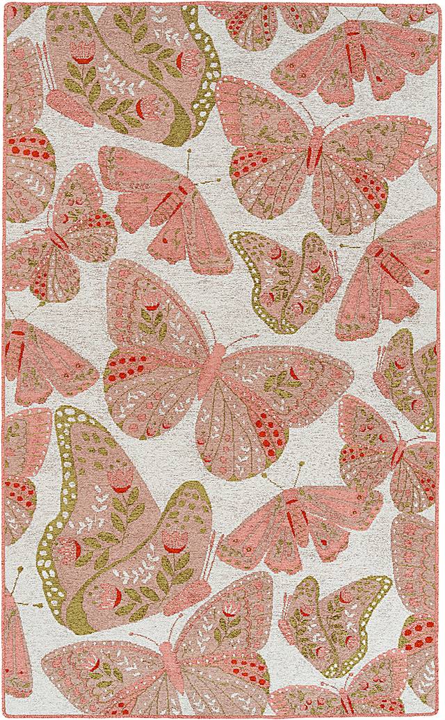 Kids Aminah Pink 5' x 8' Rug - Thumbnail - Image 1