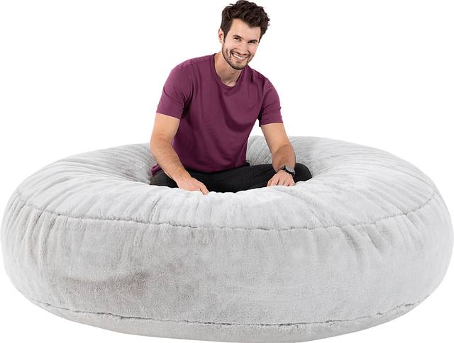 Kids Amnons Silver Bean Bag Chair - Thumbnail - Image 3