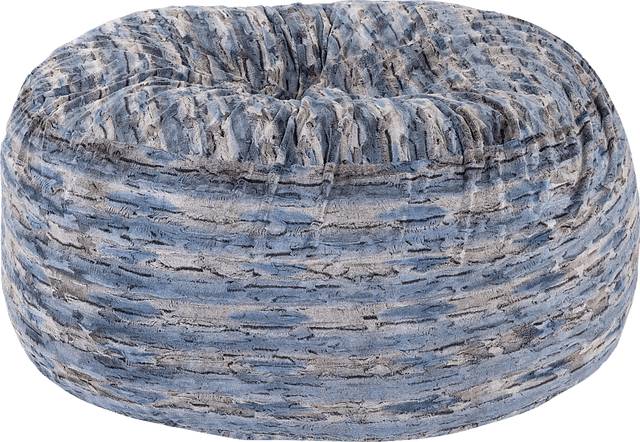 Kids Amraam Blue Bean Bag Chair - Thumbnail - Image 1