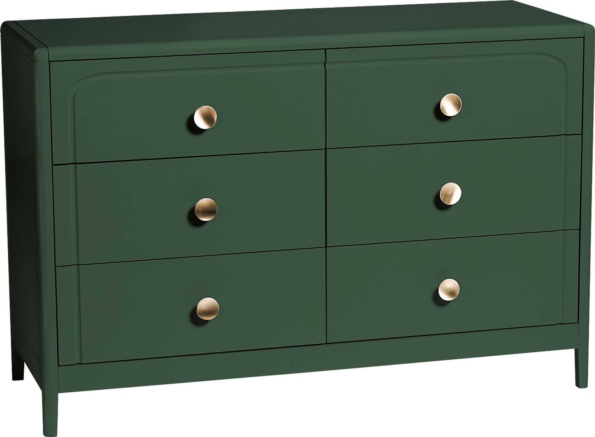Kids Anato Green 6 Drawer Dresser - Image 3