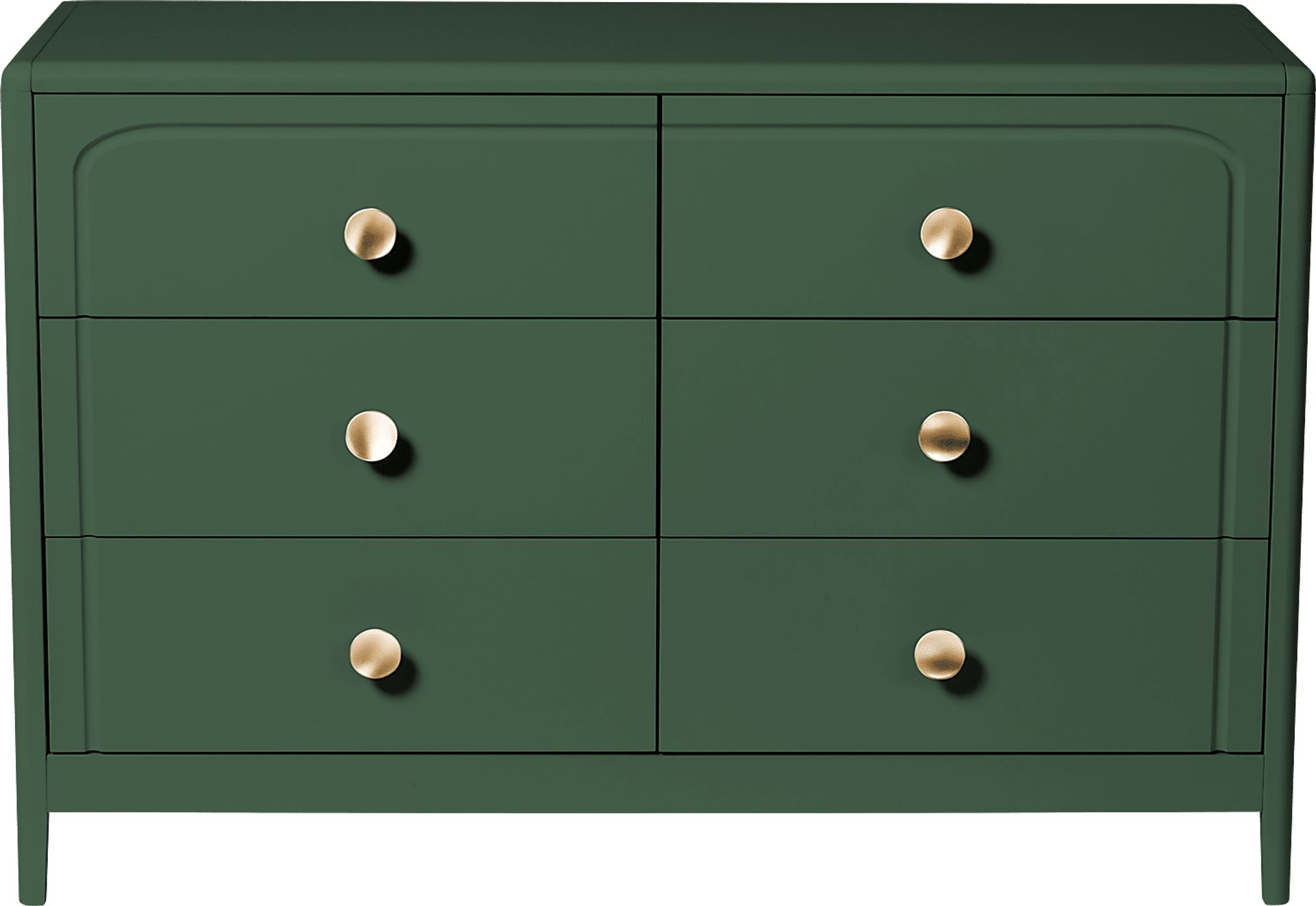 Kids Anato Green 6 Drawer Dresser - Image 4