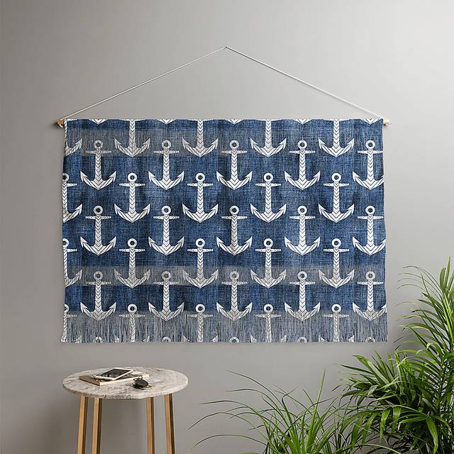 Kids Anchor'd Away Blue Wall Decor - Thumbnail - Image 2