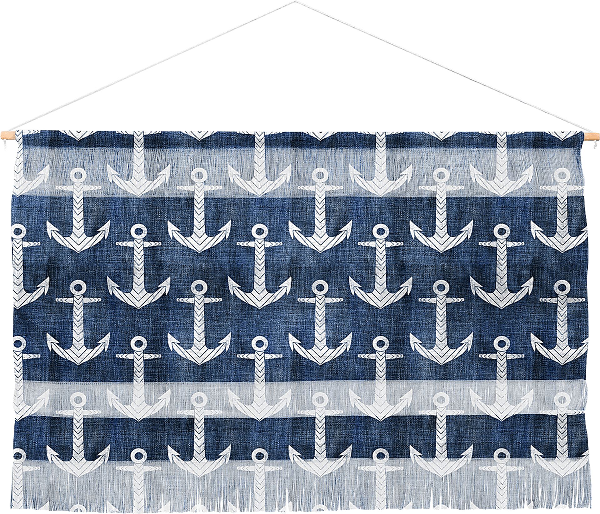 Kids Anchor'd Away Blue Wall Decor - Image 1