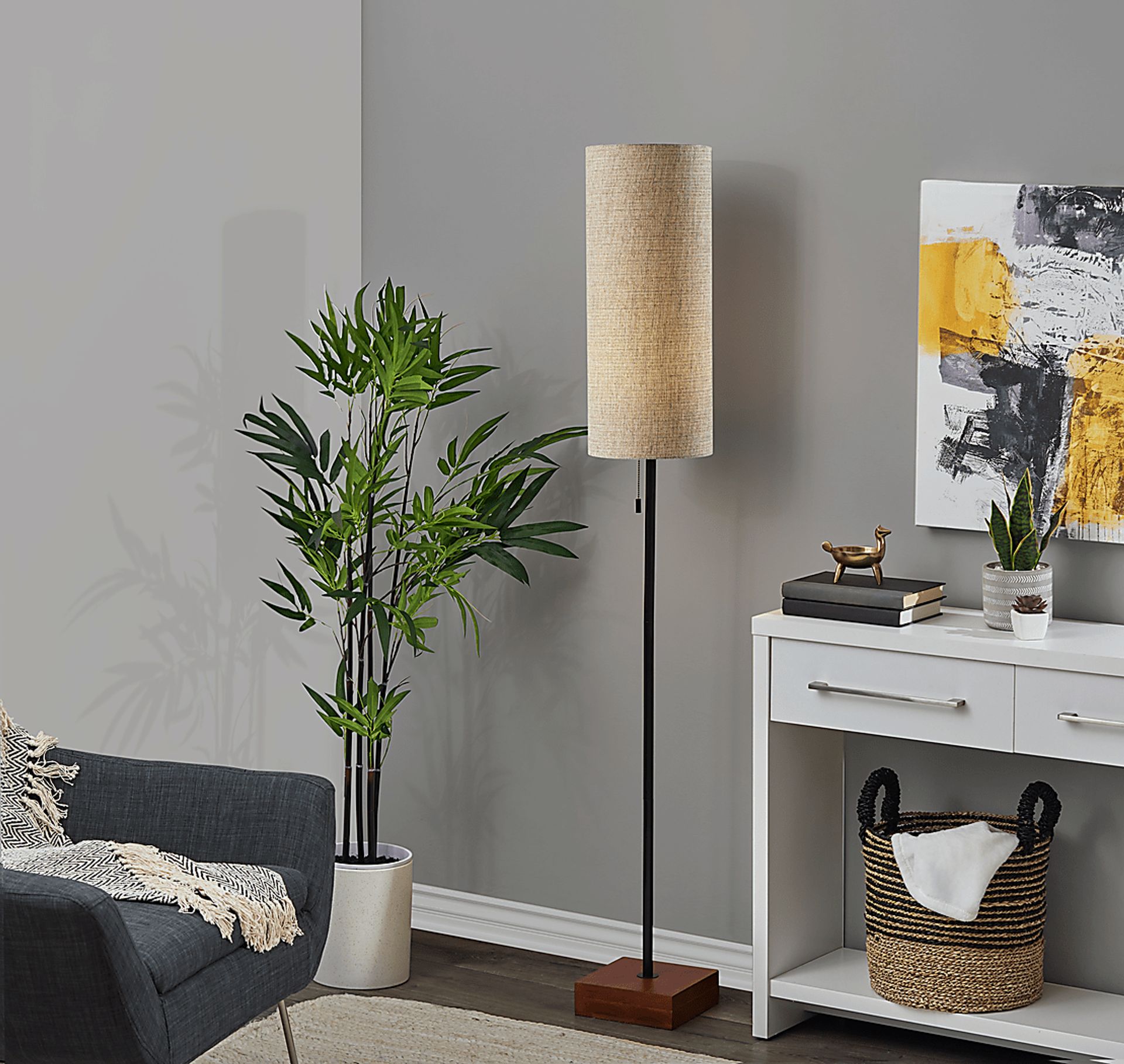 Kids Andreola Brown Floor Lamp - Image 5