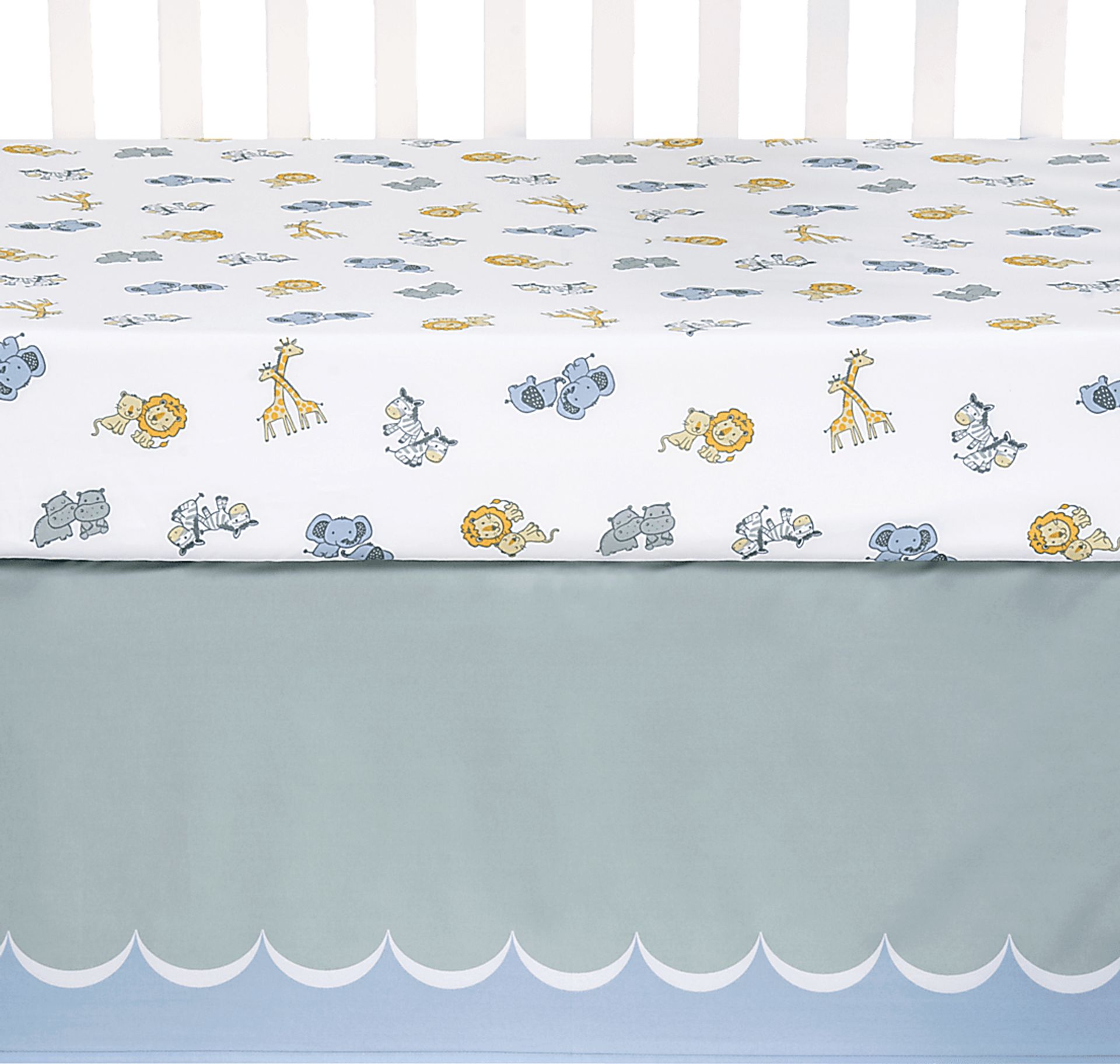 Kids Andrin Blue 4 Pc Baby Bedding Set - Image 6