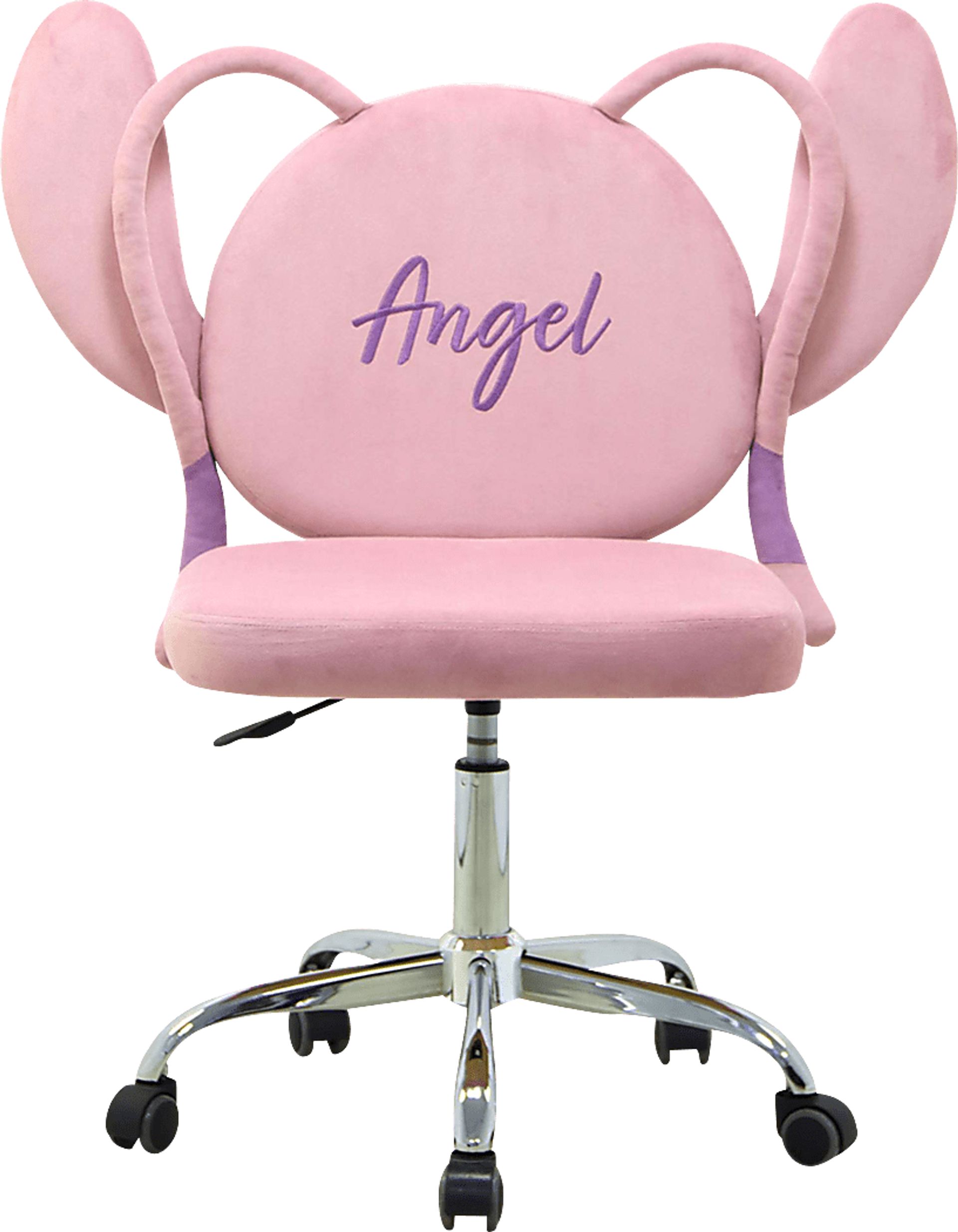 Kids Angel Pink Vanity Chair - Image 2