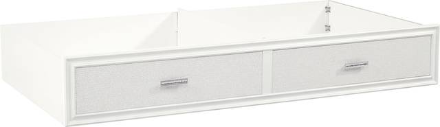 Kids Angelique White Twin Storage Trundle - Thumbnail - Image 1